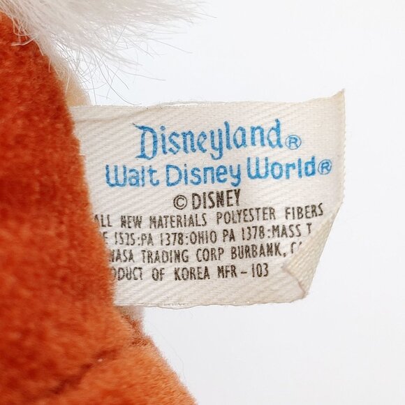 Chip n Dale Rescue Rangers Plush Chip Doll Disneyland Walt Disney World Vintage - Picture 5 of 5